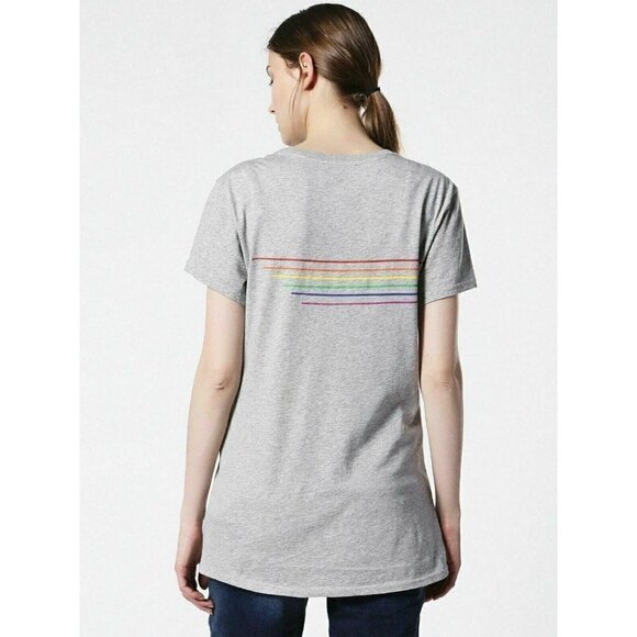 Diesel Gray T Sully Long Short Sleeve T Shirt XS - Picture 2 of 9